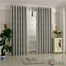 Gray jacquard ready made curtains for living room